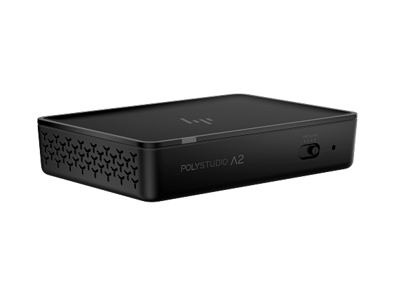 HP Poly Studio A2 Audio Bridge_Black_Catalog_TransparentBG_FrontRight_3995727